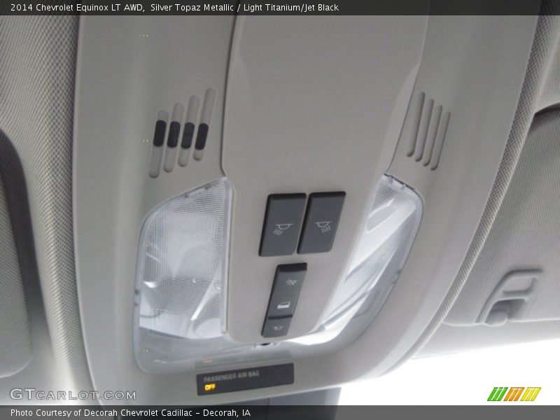 Silver Topaz Metallic / Light Titanium/Jet Black 2014 Chevrolet Equinox LT AWD