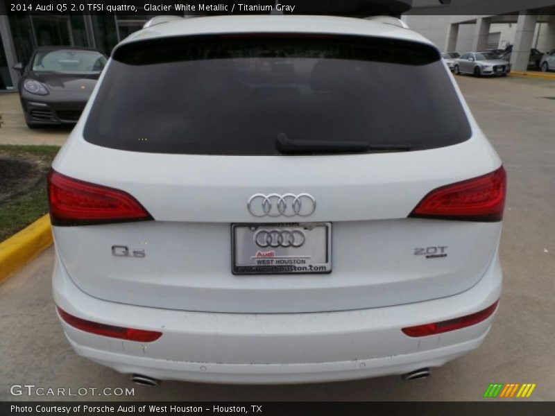 Glacier White Metallic / Titanium Gray 2014 Audi Q5 2.0 TFSI quattro