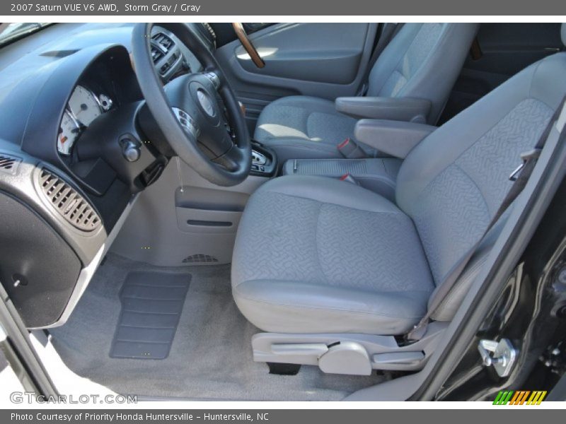 Storm Gray / Gray 2007 Saturn VUE V6 AWD
