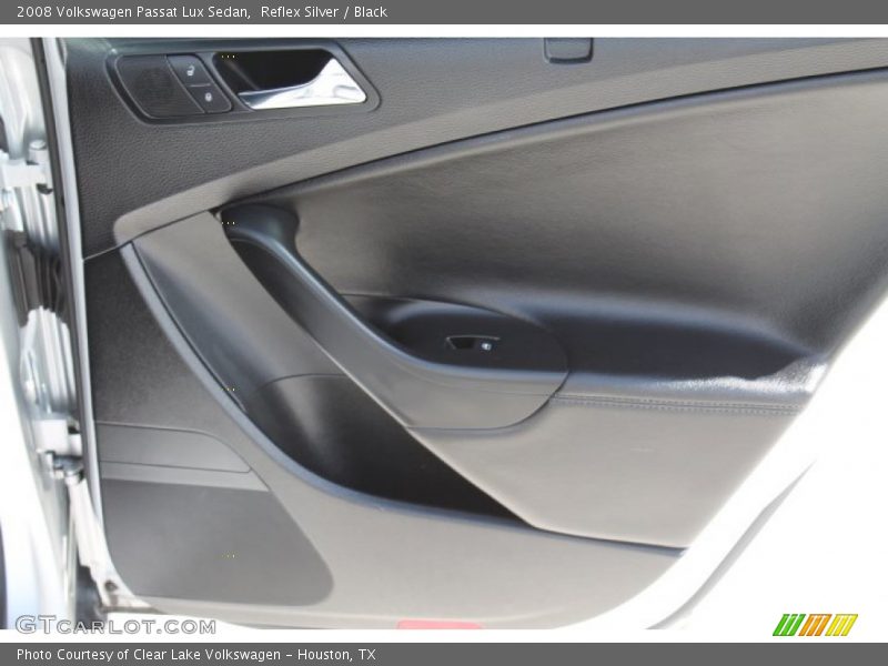 Reflex Silver / Black 2008 Volkswagen Passat Lux Sedan