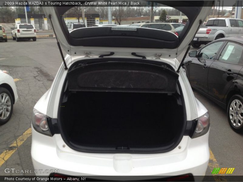 Crystal White Pearl Mica / Black 2009 Mazda MAZDA3 s Touring Hatchback