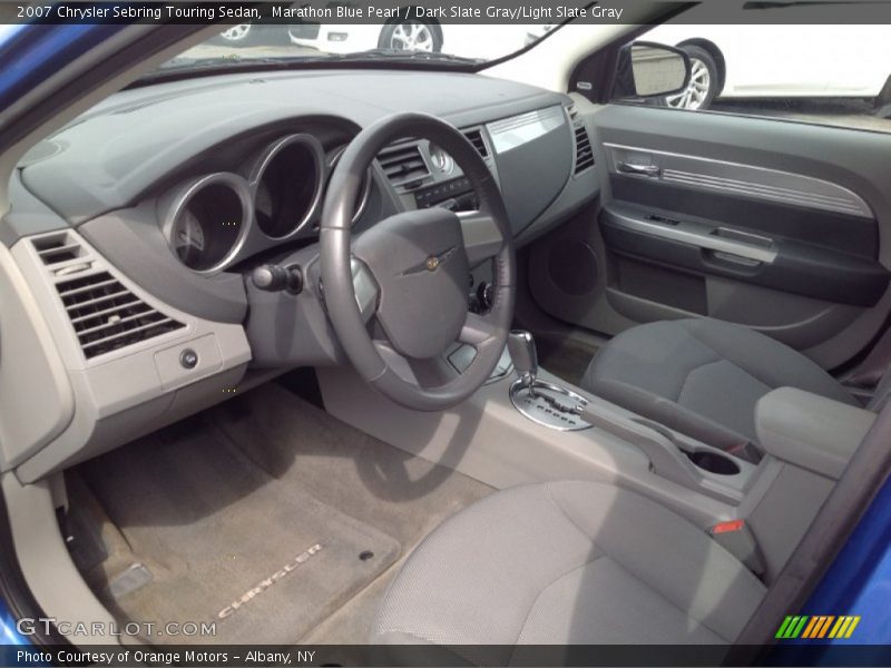 Marathon Blue Pearl / Dark Slate Gray/Light Slate Gray 2007 Chrysler Sebring Touring Sedan