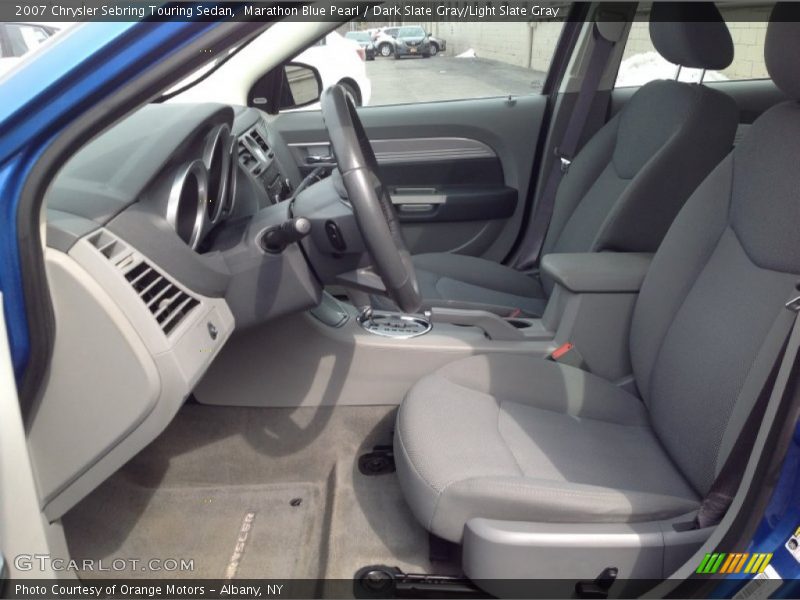 Marathon Blue Pearl / Dark Slate Gray/Light Slate Gray 2007 Chrysler Sebring Touring Sedan