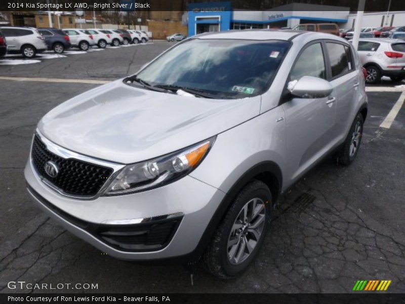 Bright Silver / Black 2014 Kia Sportage LX AWD