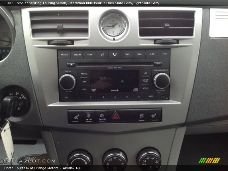 Marathon Blue Pearl / Dark Slate Gray/Light Slate Gray 2007 Chrysler Sebring Touring Sedan