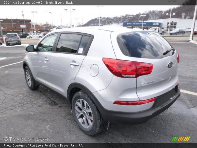 Bright Silver / Black 2014 Kia Sportage LX AWD
