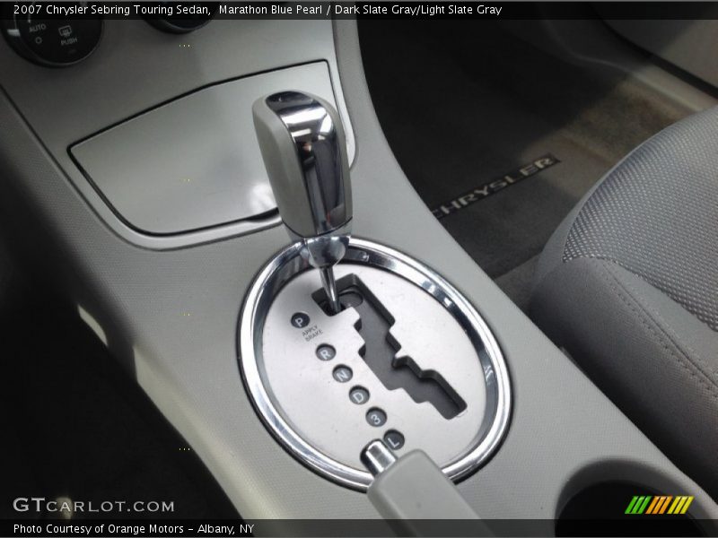 Marathon Blue Pearl / Dark Slate Gray/Light Slate Gray 2007 Chrysler Sebring Touring Sedan