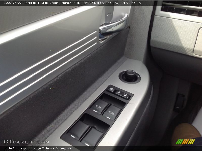 Marathon Blue Pearl / Dark Slate Gray/Light Slate Gray 2007 Chrysler Sebring Touring Sedan