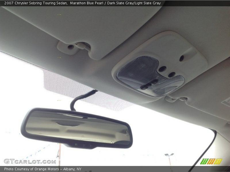 Marathon Blue Pearl / Dark Slate Gray/Light Slate Gray 2007 Chrysler Sebring Touring Sedan