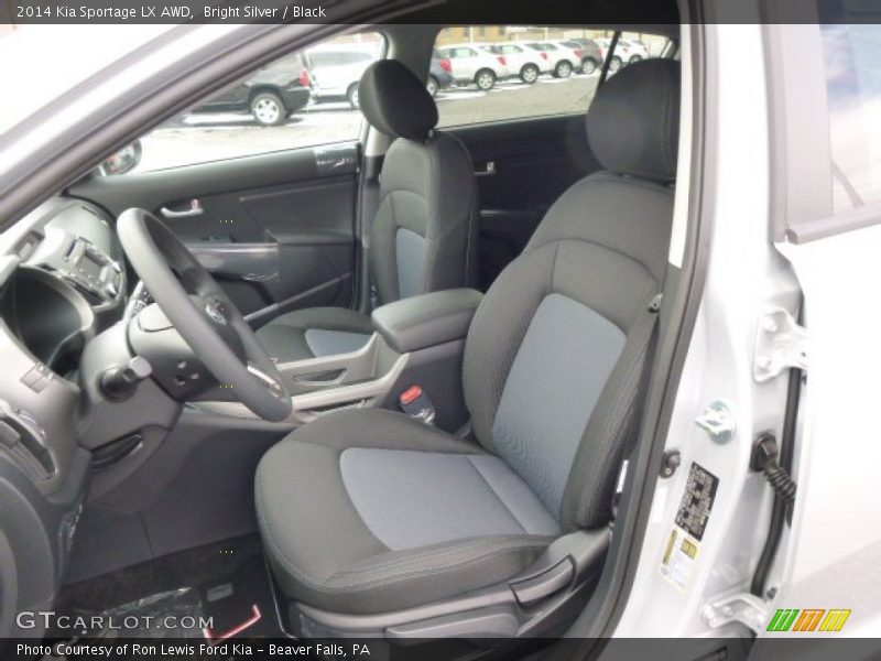 Bright Silver / Black 2014 Kia Sportage LX AWD