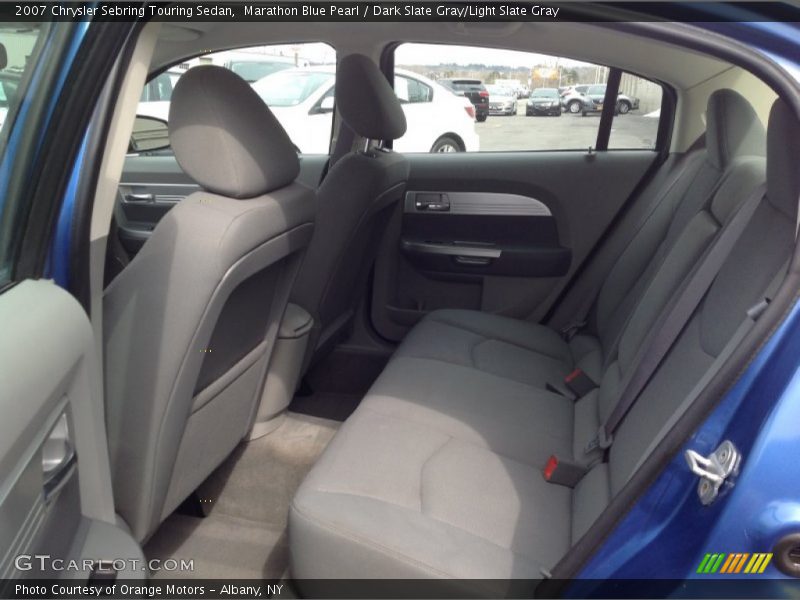 Marathon Blue Pearl / Dark Slate Gray/Light Slate Gray 2007 Chrysler Sebring Touring Sedan