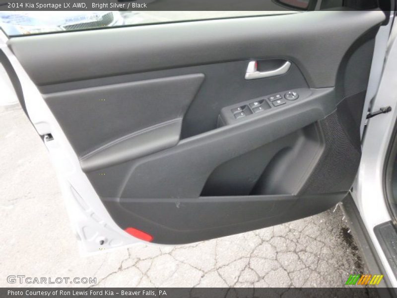 Bright Silver / Black 2014 Kia Sportage LX AWD