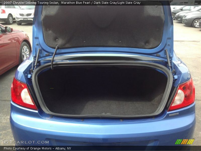 Marathon Blue Pearl / Dark Slate Gray/Light Slate Gray 2007 Chrysler Sebring Touring Sedan