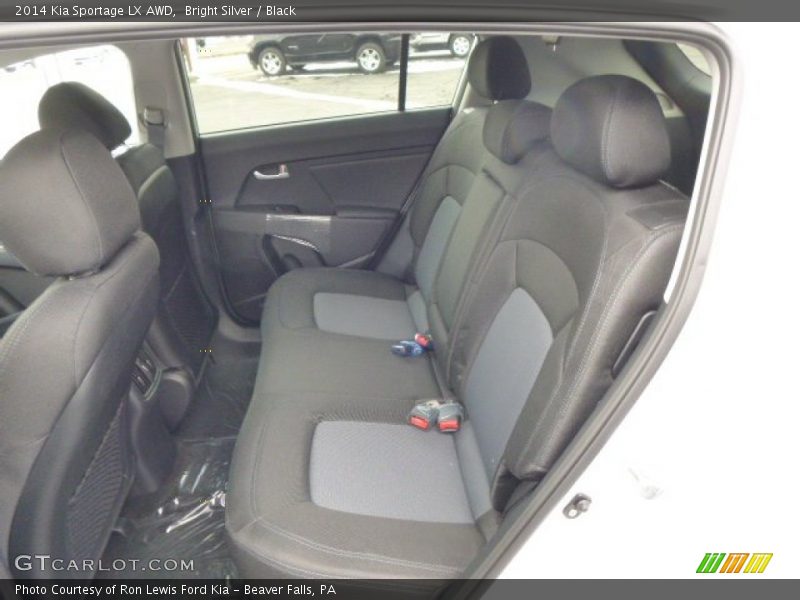 Bright Silver / Black 2014 Kia Sportage LX AWD
