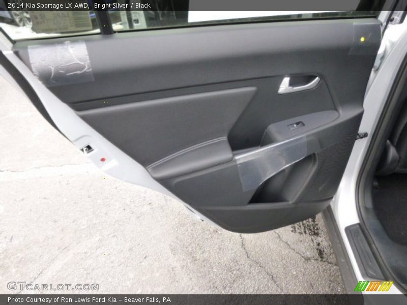 Bright Silver / Black 2014 Kia Sportage LX AWD