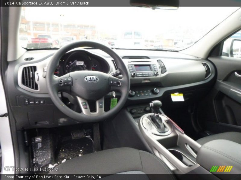 Bright Silver / Black 2014 Kia Sportage LX AWD