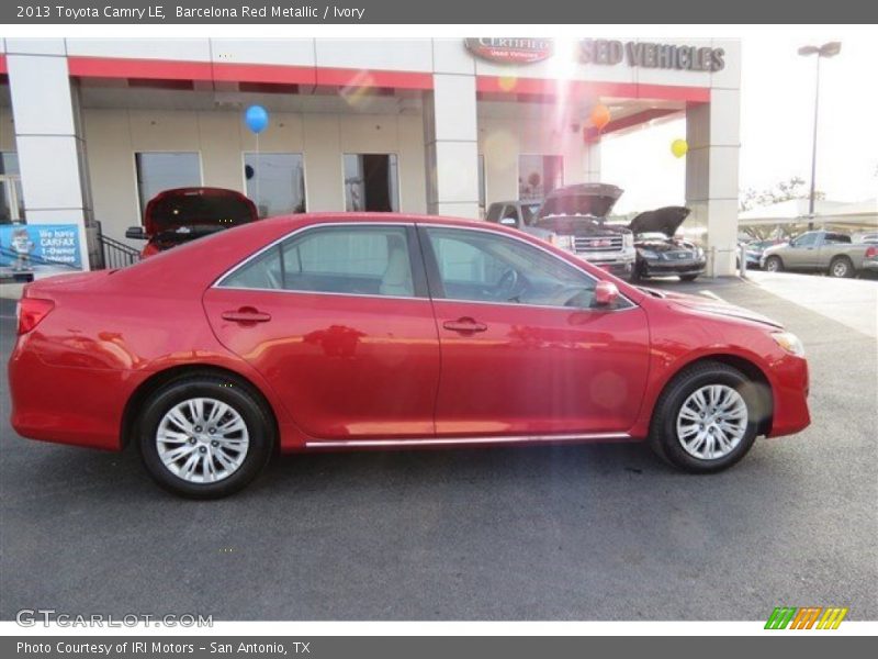 Barcelona Red Metallic / Ivory 2013 Toyota Camry LE