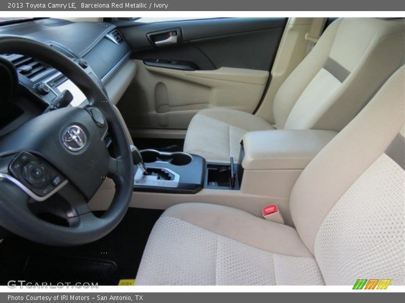 Barcelona Red Metallic / Ivory 2013 Toyota Camry LE