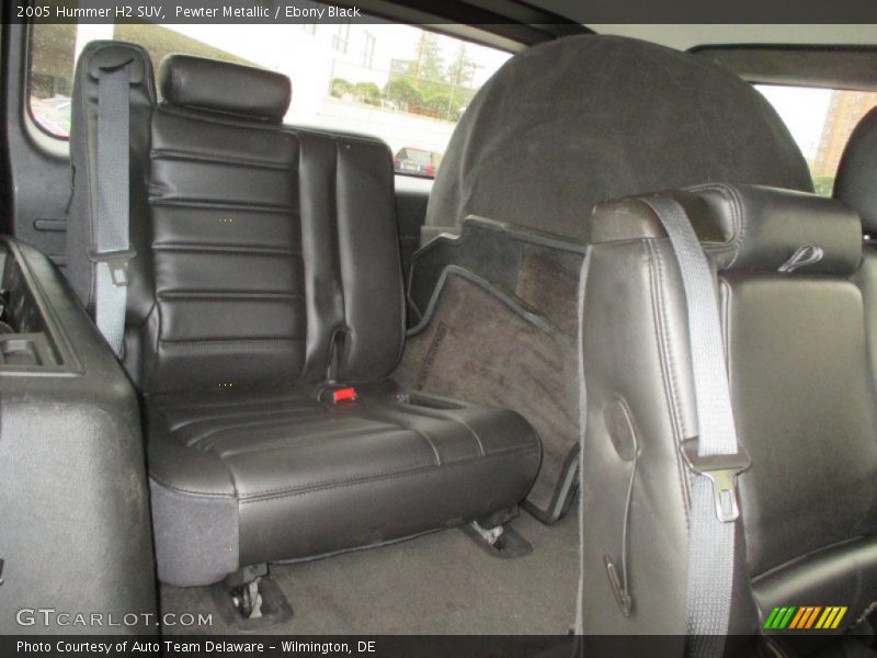 Rear Seat of 2005 H2 SUV