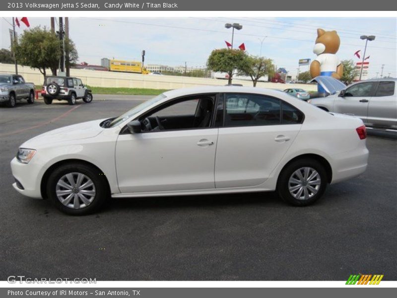 Candy White / Titan Black 2013 Volkswagen Jetta S Sedan