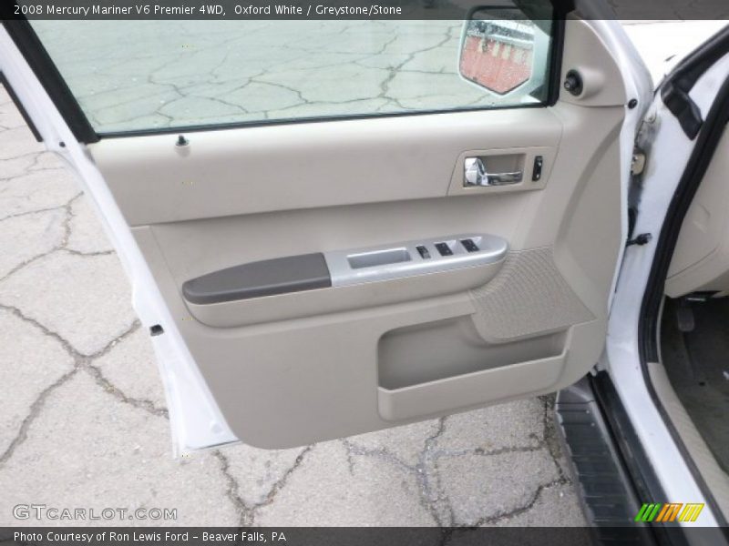 Oxford White / Greystone/Stone 2008 Mercury Mariner V6 Premier 4WD