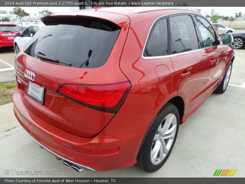 Volcano Red Metallic / Black Leather/Alcantara 2014 Audi SQ5 Premium plus 3.0 TFSI quattro