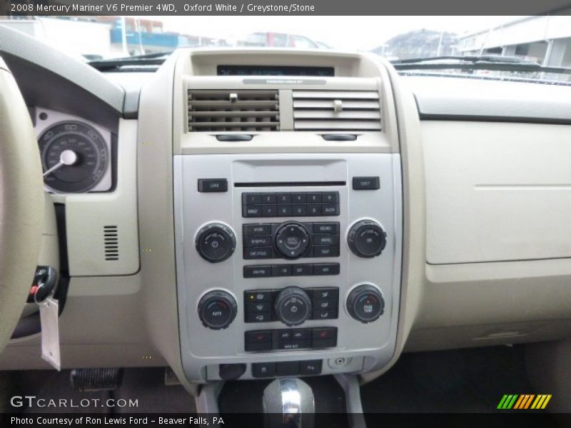 Oxford White / Greystone/Stone 2008 Mercury Mariner V6 Premier 4WD