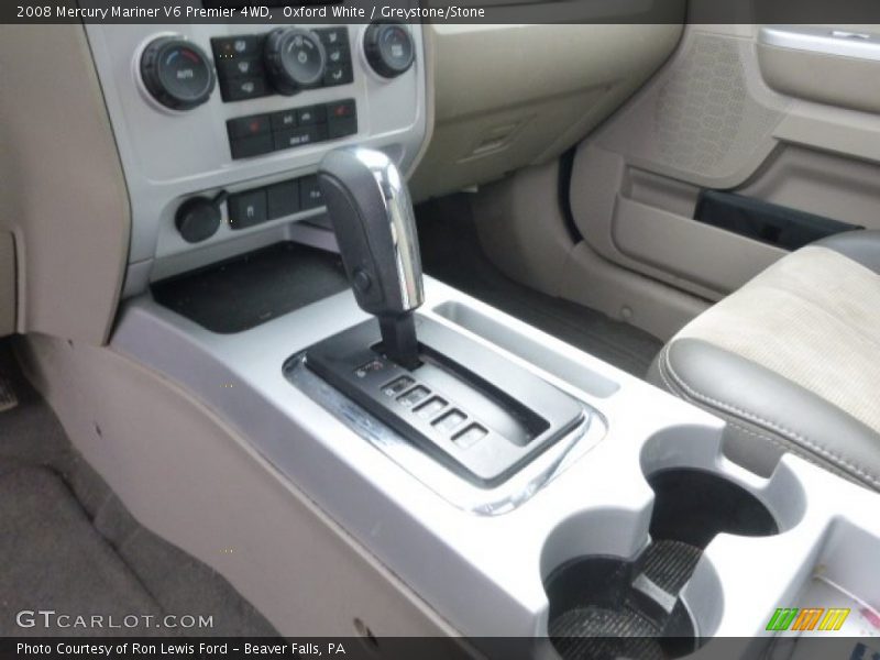 Oxford White / Greystone/Stone 2008 Mercury Mariner V6 Premier 4WD