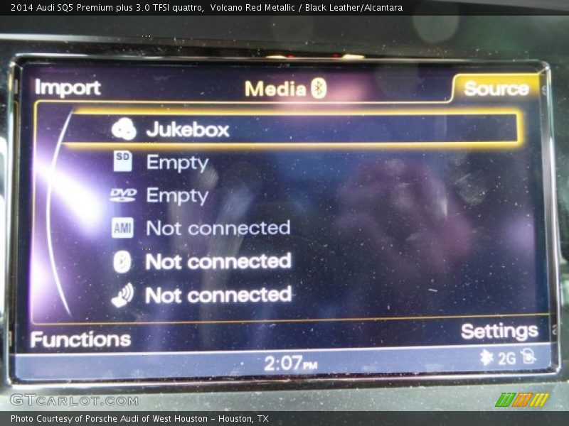 Volcano Red Metallic / Black Leather/Alcantara 2014 Audi SQ5 Premium plus 3.0 TFSI quattro