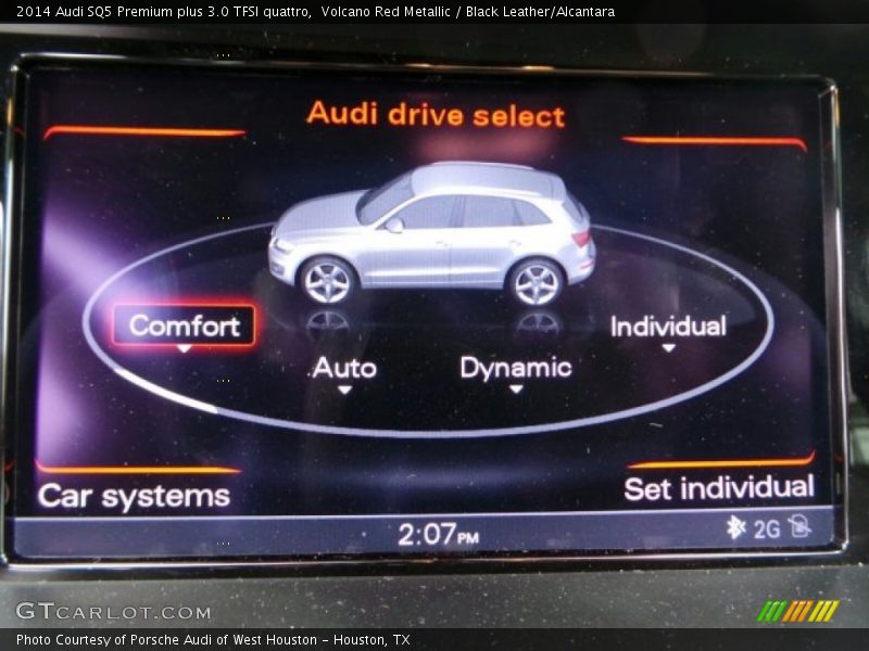 Volcano Red Metallic / Black Leather/Alcantara 2014 Audi SQ5 Premium plus 3.0 TFSI quattro