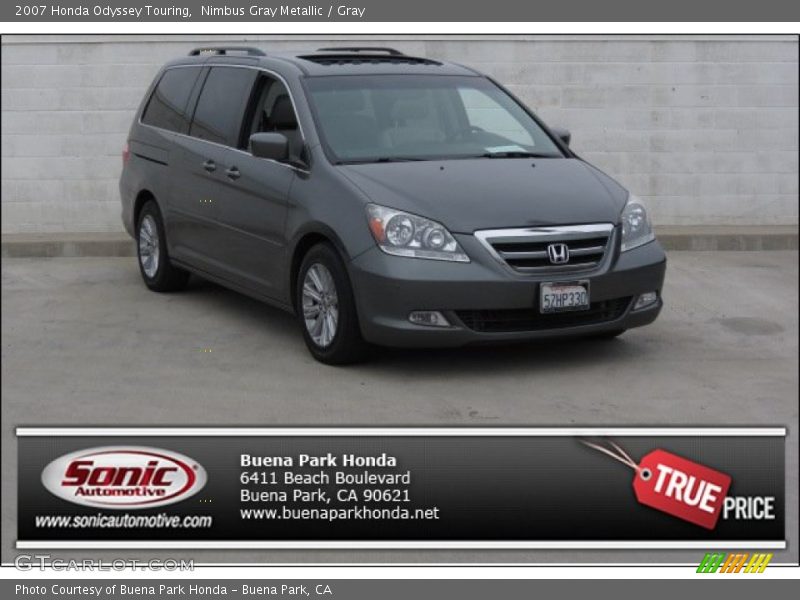 Nimbus Gray Metallic / Gray 2007 Honda Odyssey Touring