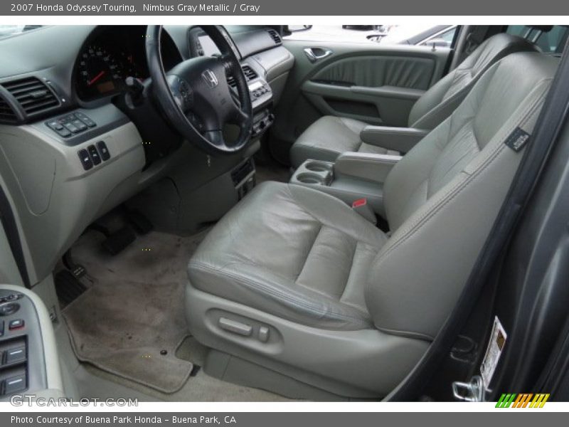 Nimbus Gray Metallic / Gray 2007 Honda Odyssey Touring