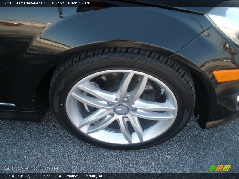 Black / Black 2013 Mercedes-Benz C 250 Sport