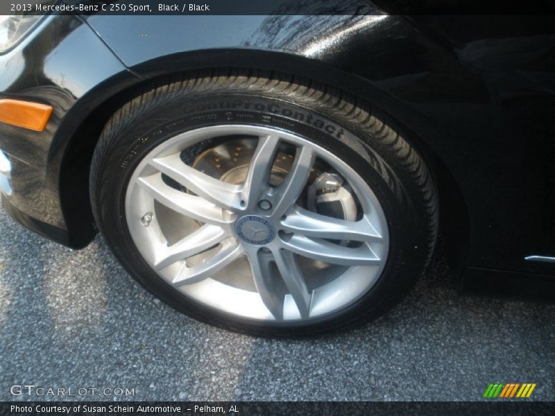Black / Black 2013 Mercedes-Benz C 250 Sport