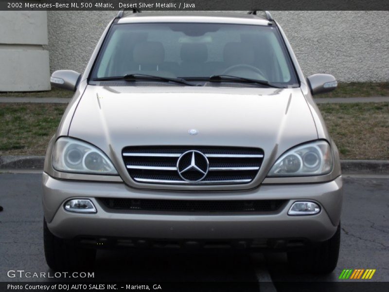 Desert Silver Metallic / Java 2002 Mercedes-Benz ML 500 4Matic