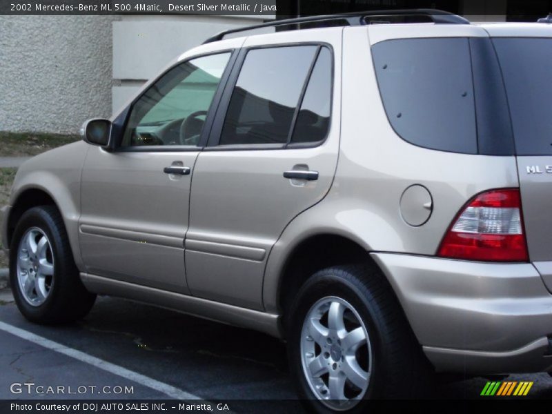 Desert Silver Metallic / Java 2002 Mercedes-Benz ML 500 4Matic