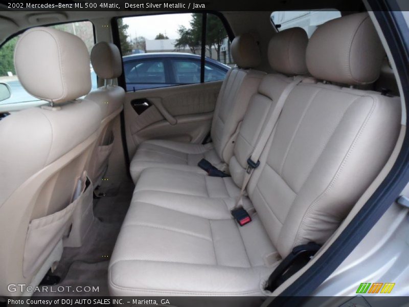Desert Silver Metallic / Java 2002 Mercedes-Benz ML 500 4Matic