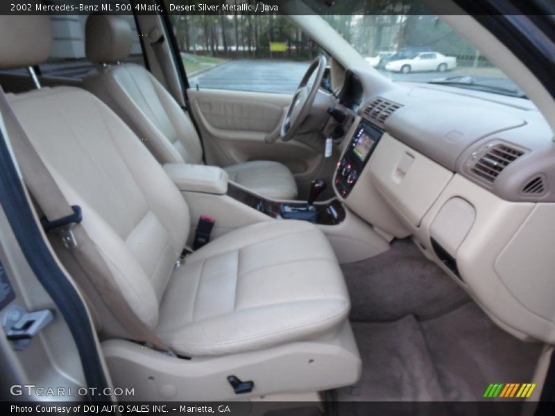 Desert Silver Metallic / Java 2002 Mercedes-Benz ML 500 4Matic