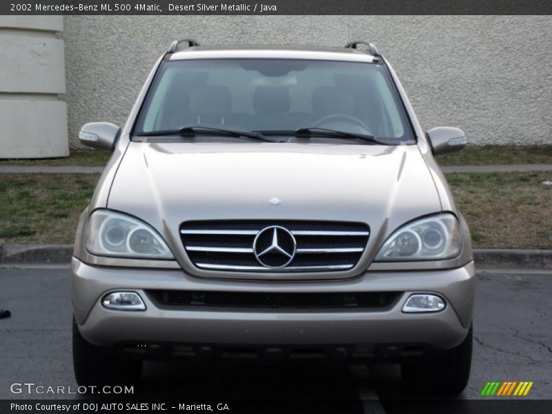 Desert Silver Metallic / Java 2002 Mercedes-Benz ML 500 4Matic