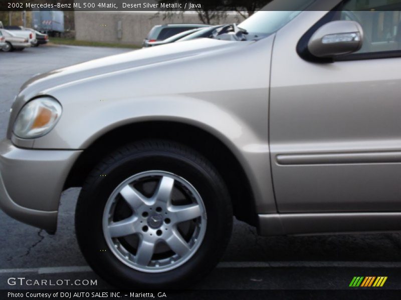Desert Silver Metallic / Java 2002 Mercedes-Benz ML 500 4Matic