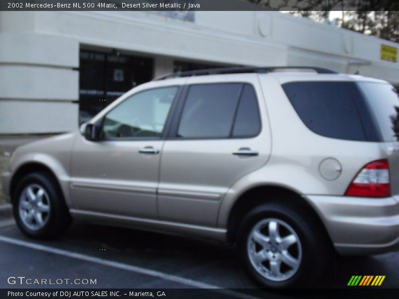 Desert Silver Metallic / Java 2002 Mercedes-Benz ML 500 4Matic