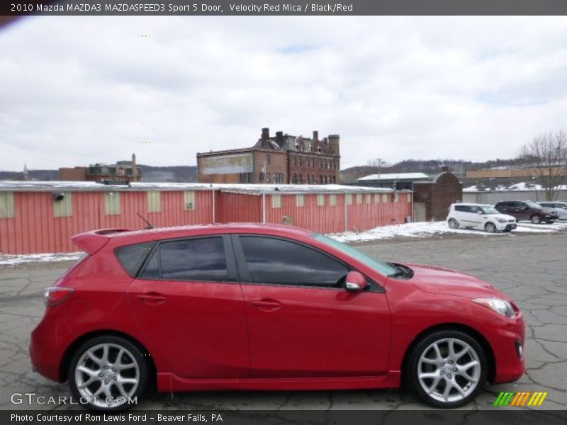 Velocity Red Mica / Black/Red 2010 Mazda MAZDA3 MAZDASPEED3 Sport 5 Door
