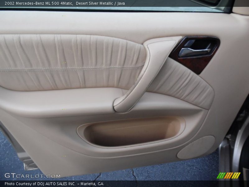Desert Silver Metallic / Java 2002 Mercedes-Benz ML 500 4Matic