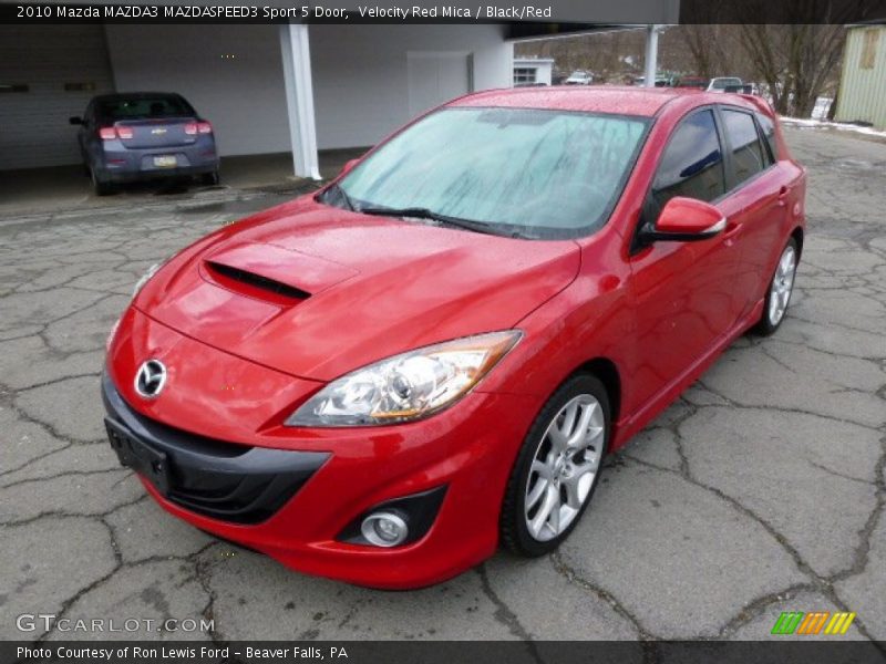 Velocity Red Mica / Black/Red 2010 Mazda MAZDA3 MAZDASPEED3 Sport 5 Door