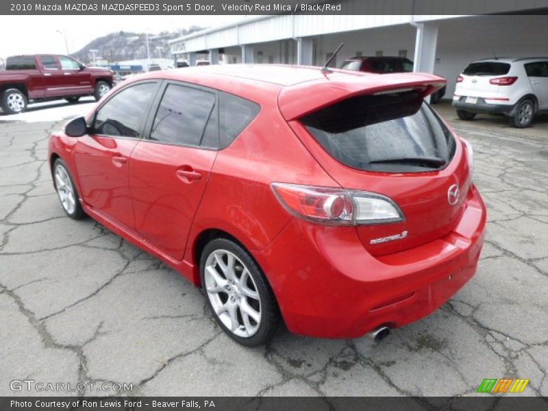 Velocity Red Mica / Black/Red 2010 Mazda MAZDA3 MAZDASPEED3 Sport 5 Door