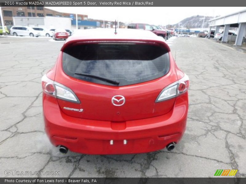 Velocity Red Mica / Black/Red 2010 Mazda MAZDA3 MAZDASPEED3 Sport 5 Door