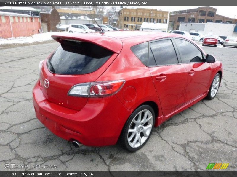 Velocity Red Mica / Black/Red 2010 Mazda MAZDA3 MAZDASPEED3 Sport 5 Door