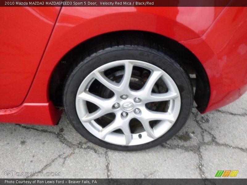 Velocity Red Mica / Black/Red 2010 Mazda MAZDA3 MAZDASPEED3 Sport 5 Door