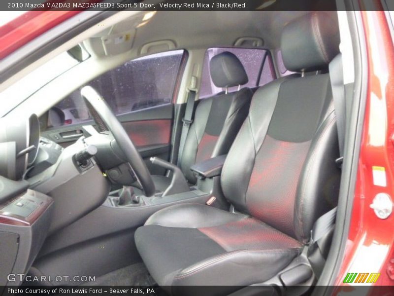 Velocity Red Mica / Black/Red 2010 Mazda MAZDA3 MAZDASPEED3 Sport 5 Door
