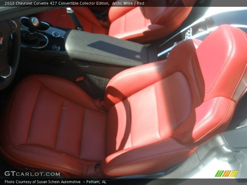 Arctic White / Red 2013 Chevrolet Corvette 427 Convertible Collector Edition